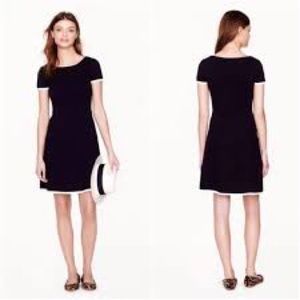 J Crew Navy Ponte A Line Dress